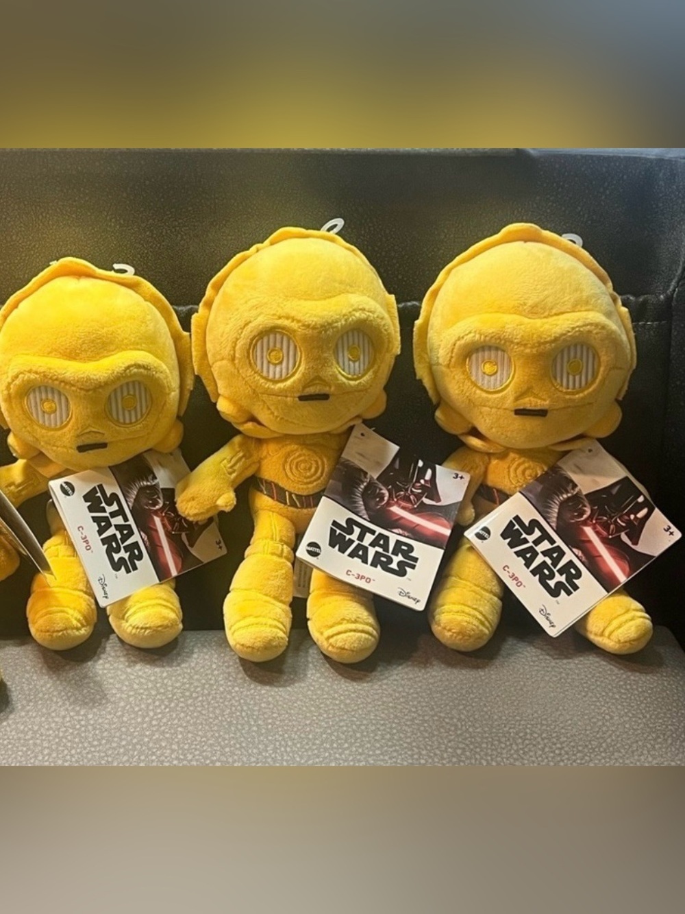 Star Wars C-3PO Plush Doll in Bright Yellow